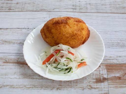 papa rellena de carne